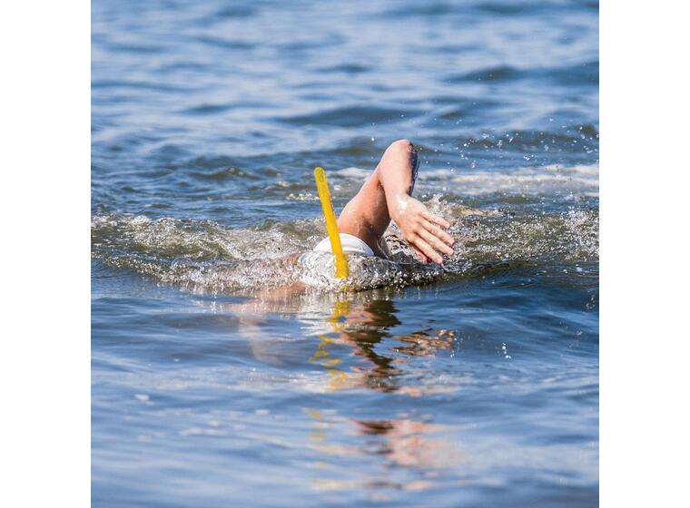 FINIS Original Swimmer's Snorkel sr Gul frontsnorkel til svømmeteknikk 