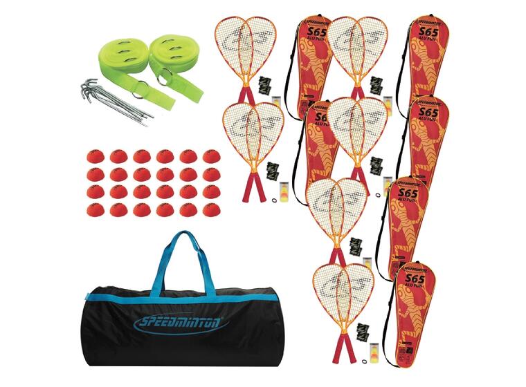 Speedminton Sett Skole for 12 spillere Startsett for ungdom og voksne 