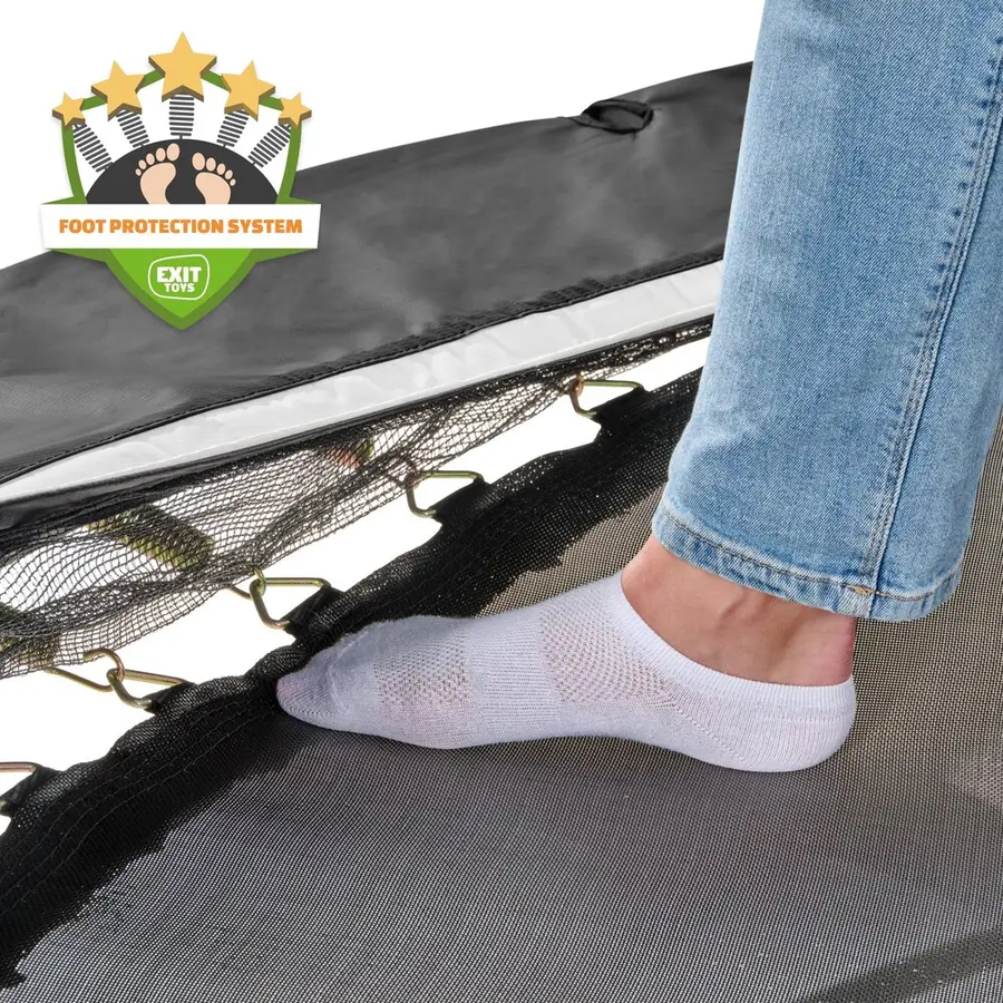 EXIT Allure Premium trampoline 366 cm | Svart 