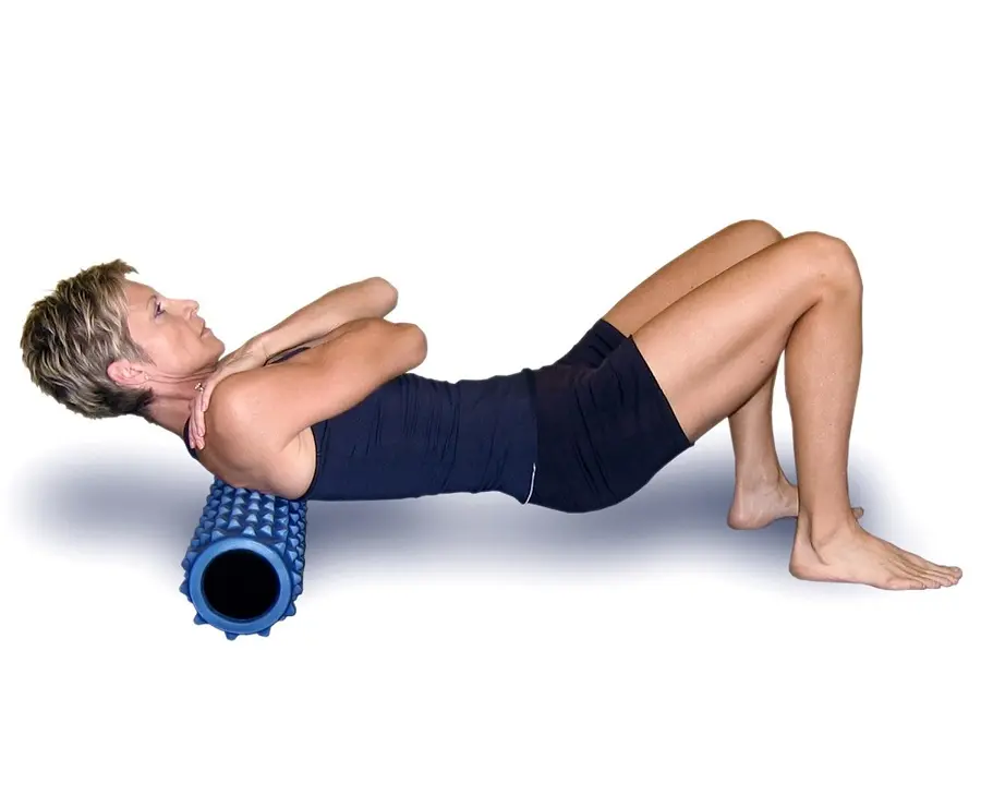 RumbleRoller Foam Roller Svart 12,5 x 56 cm | Ekstra fast 