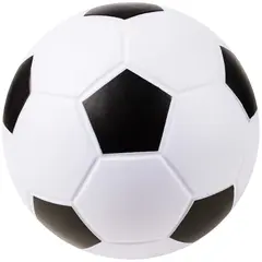 Fotball i PU-skum 20 cm svart/hvit Myk fotball i størrelse 3