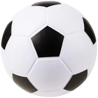 Fotball i PU-skum 20 cm svart/hvit Myk fotball i størrelse 3