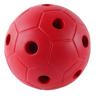 Klokkeball i skum 22 cm rød Bjelleball for svaksynte