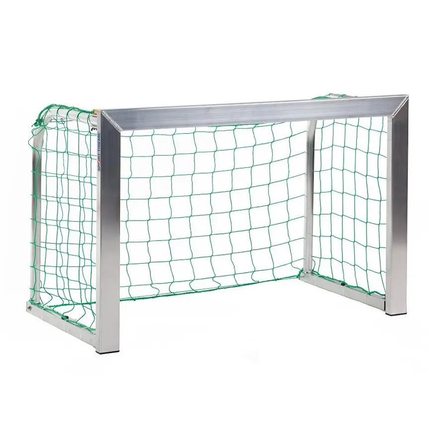 Minimål foldbart 120 x 80 cm Robust alu fotballmål | 10 cm masker 