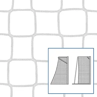 Nett håndball/fotballmål 3x2 m 80/100 | 4 mm | M100 | hvit