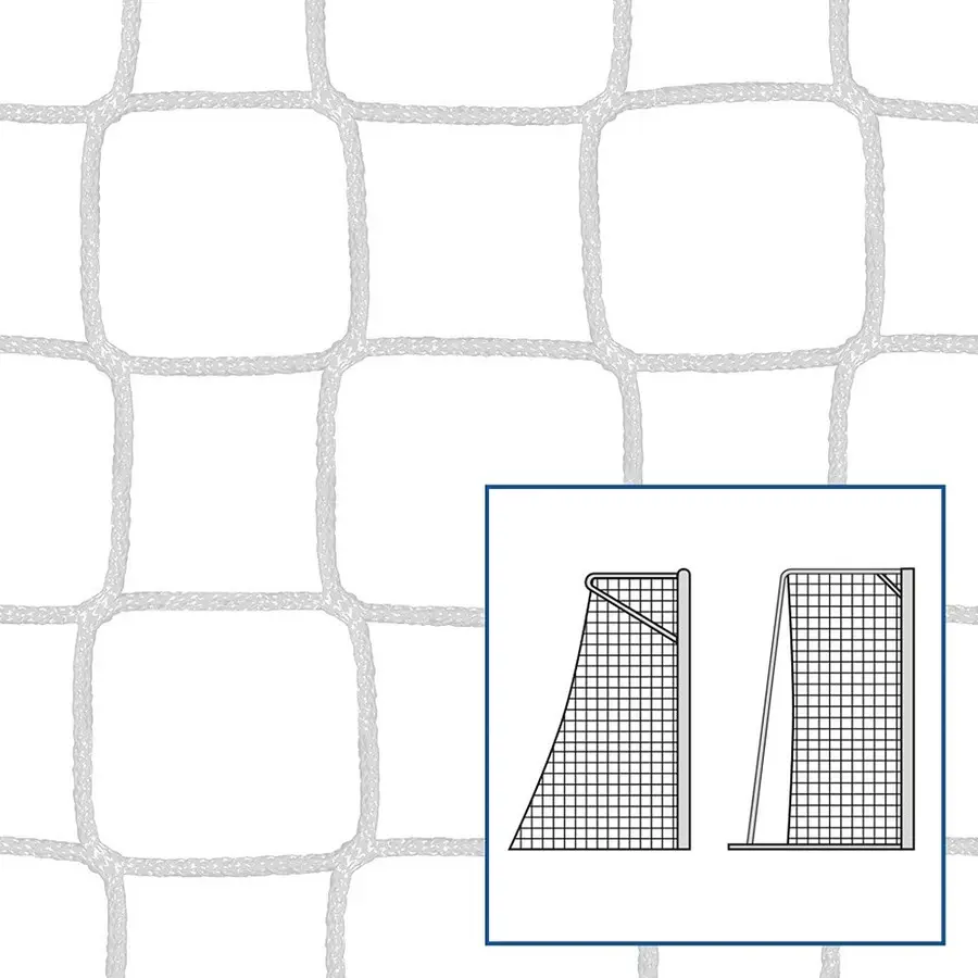 Nett håndball/fotballmål 3x2 m 1 par | Hvit | 80/100 | 4 mm | M100 