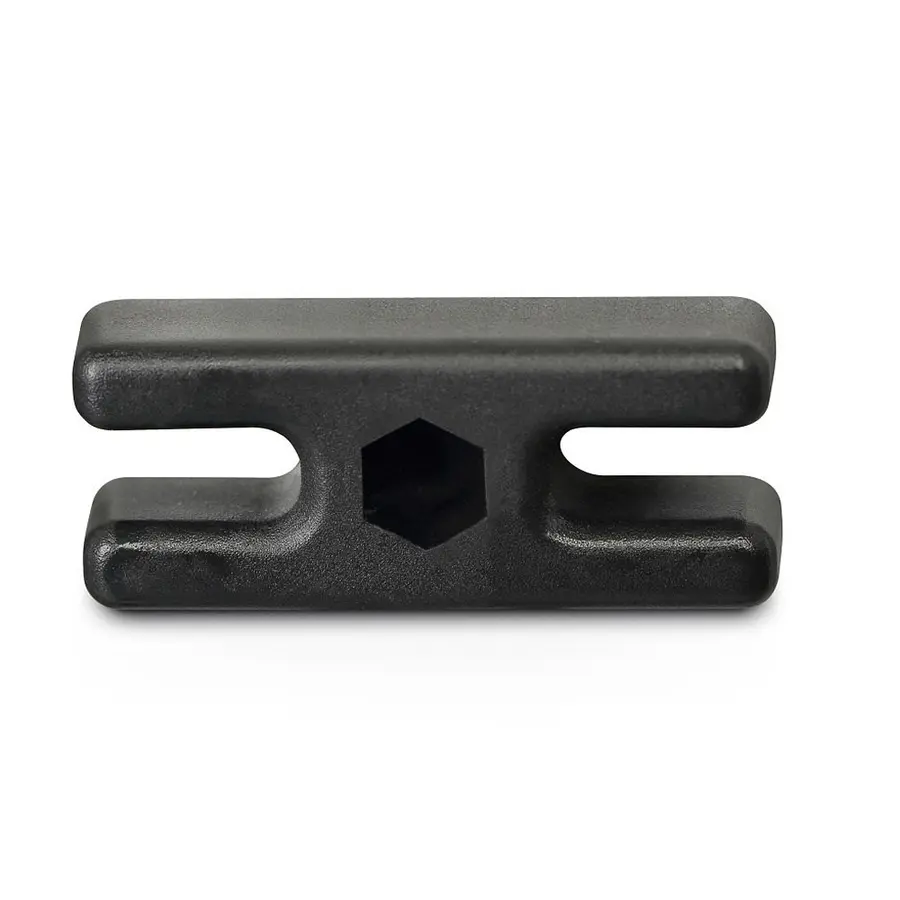 Nettkrok plast Svart (10 stk) 26x10x4 mm - Svart 