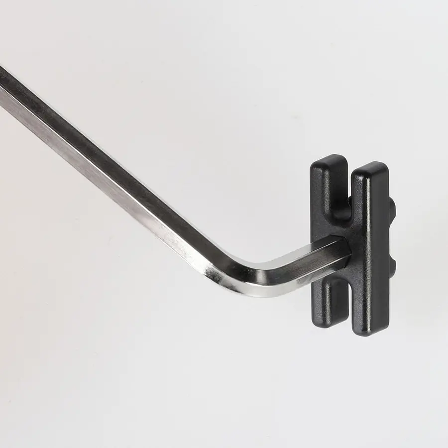 Nettkrok plast Svart (10 stk) 26x10x4 mm - Svart 