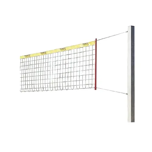 Sandvolleyball-sett Stabil Plastbelagt vaiernett 9,5 m | Stolper 