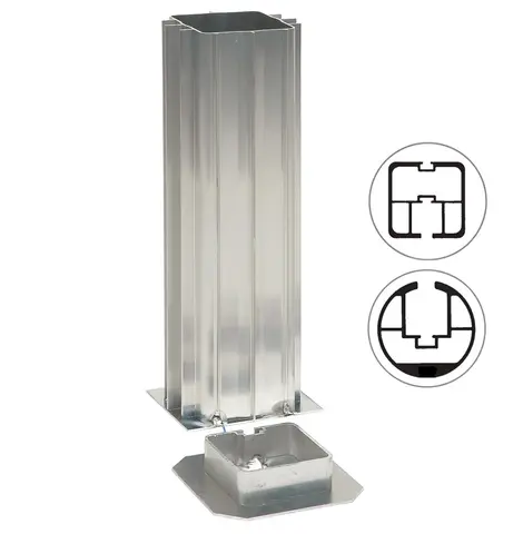 Tilbehør bakkehylse | 80x80 mm &amp; ø 83 mm til volleyballstolper