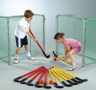 Landhockey School sett med mål 12 køller | 3 baller | 2 mål 