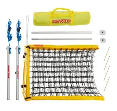 Sandvolleyball-sett SunVolley Standard Nett 9,5 m | Stolper | Bag