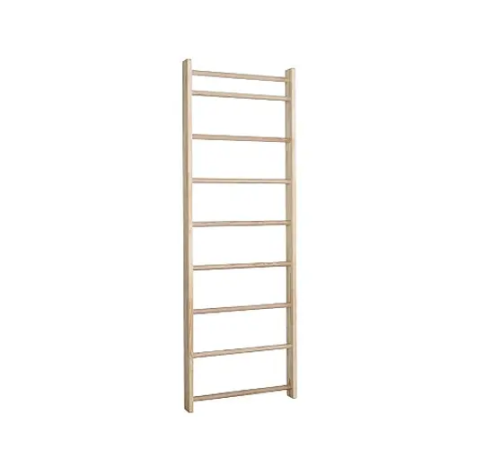 Ribbevegg 230x80 cm 1 seksjon | Avstand 25,2 cm | Ask 