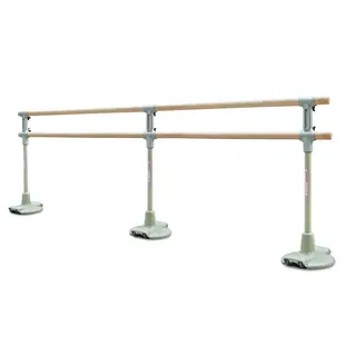 Frittst&#229;ende Ballettbarre - Braig 2 &#225; 500 cm | oval profil | m/hjul
