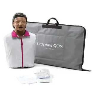 Livredningsdukke Lille Anne QCPR Dark HLR dukke