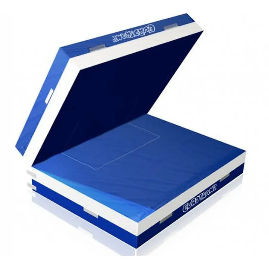 Nedsprangsmatte med trampoline 300x200x30 cm 
