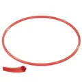 Gymnastikkring Pvc 70 cm | Rød 70 cm flat ring med kant-profil