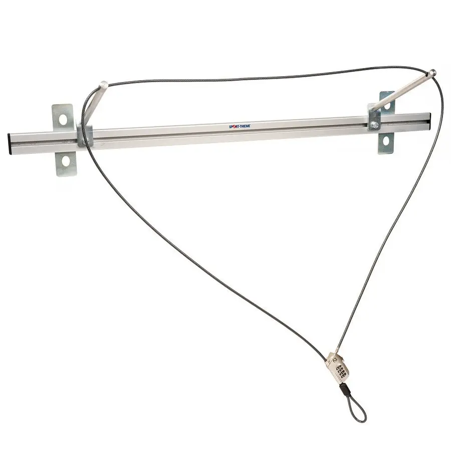 Oppbevaring til 20 matter - låsbart 90 cm | Til treningsmatter med hull 