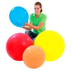 Store ballonger i naturlateks 45 cm Kjempeballonger 20 stk.
