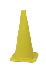 Markeringskjegle 37 cm | Gul 1 stk kjegle i signalfarge