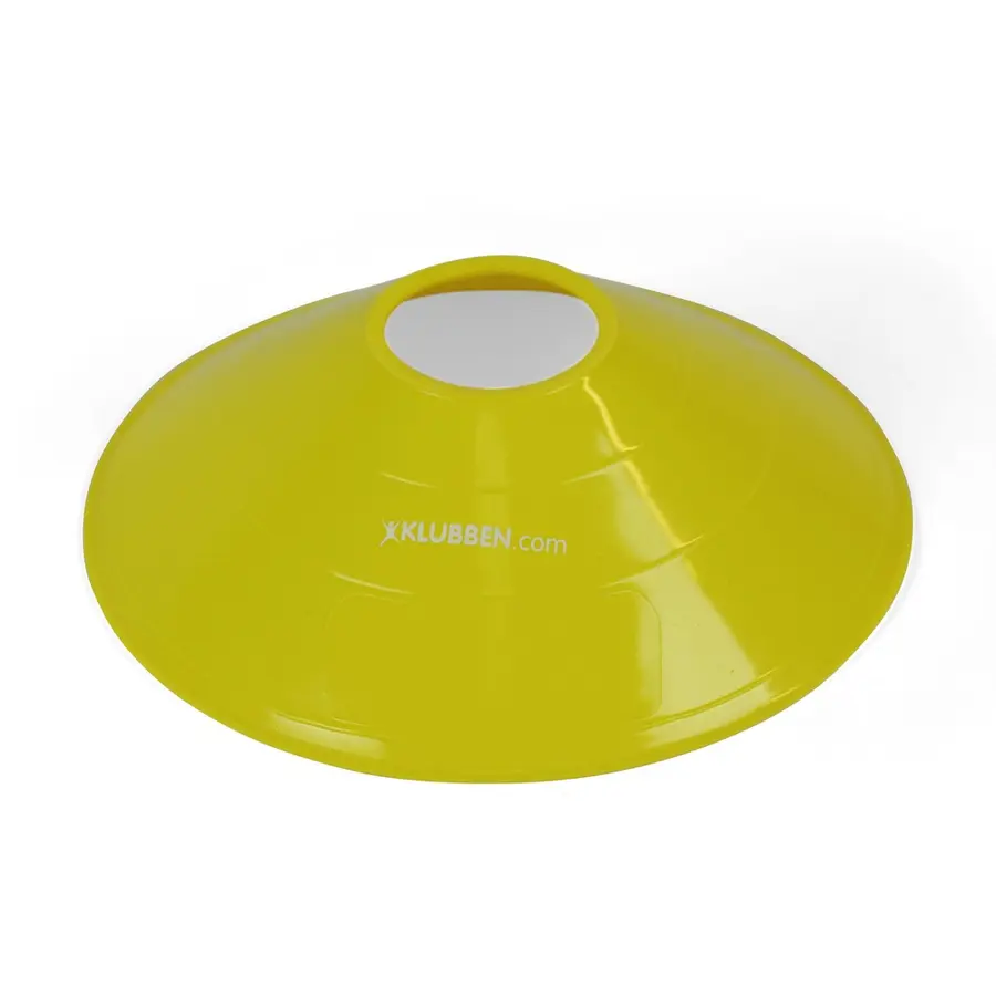 Markeringstallerkener gule 50 stk D: 19 cm | H: 5 cm 