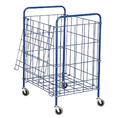 Oppbevaringsvogn stål 70x55x94 cm Oppbevaring til baller og utstyr 