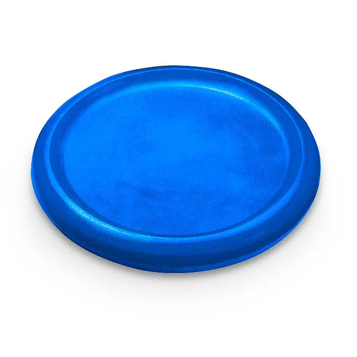 Kasteskive myk blå Frisbee i skumstoff 