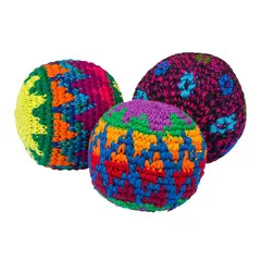 Sjongleringsballer Rainbow 3 3 stk Rasta-look erteposer