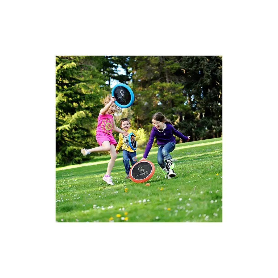 Ogo Sport 38cm | 2 plater og ball 1 sett | Ballspill til fritid og skole 