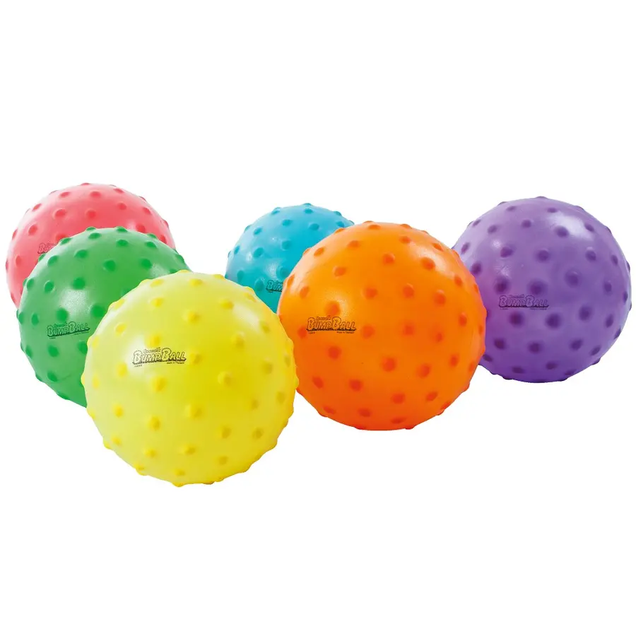 Slomo Bump baller 6 stk. Sett med myke nuppeballer 21 cm 