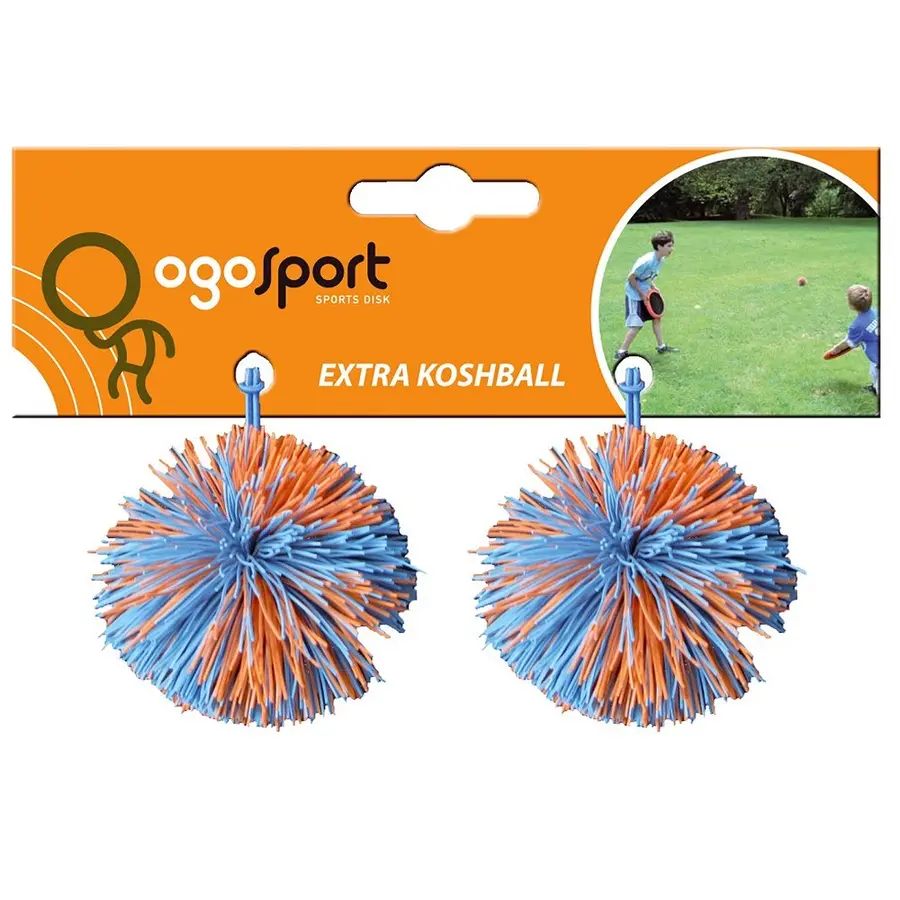 Ogo Sport ekstra baller 2 myke baller laget av gummitrå 