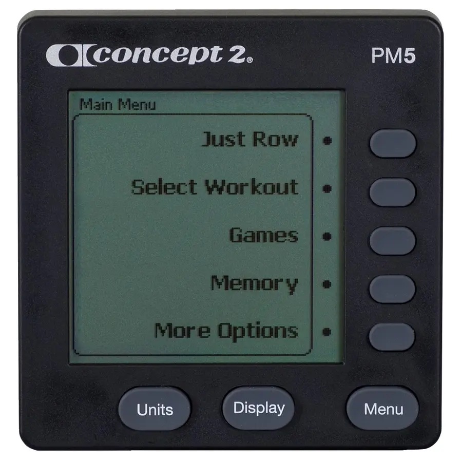 Concept2 RowErg standard ben Svart romaskin med PM5 monitor 