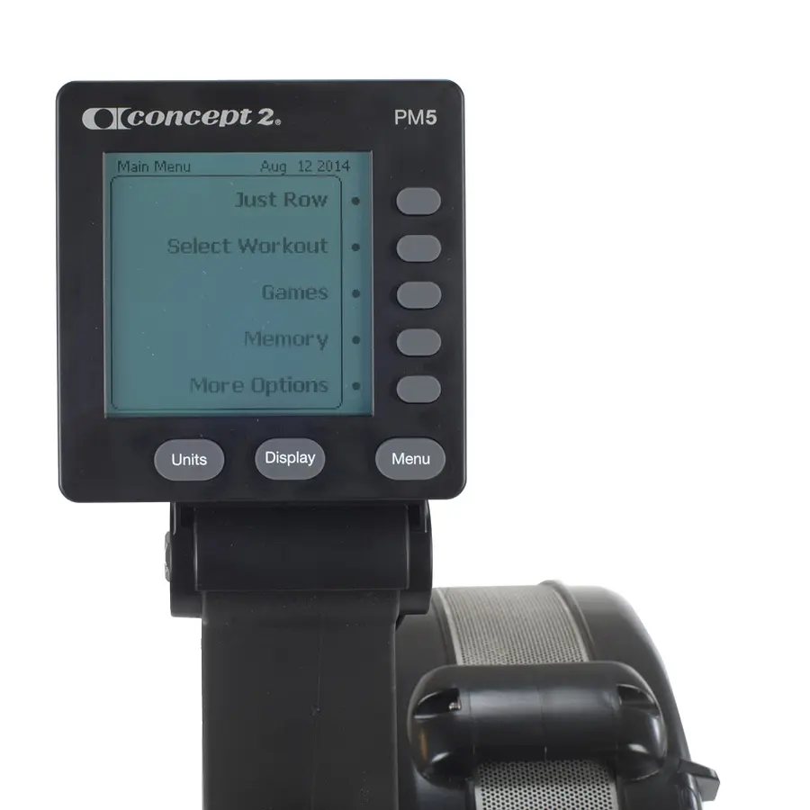 Concept2 RowErg standard ben Svart romaskin med PM5 monitor 