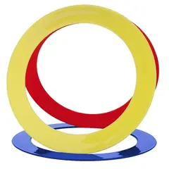 Sjongleringsringer 24 cm Sett med 3 ringer til sjonglering