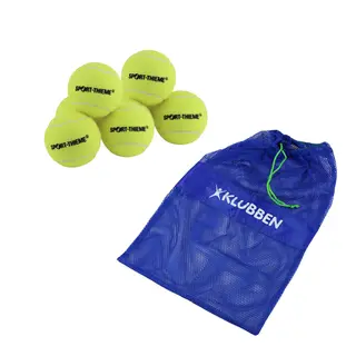Tennisballer 48 stk med oppbevaringsnett