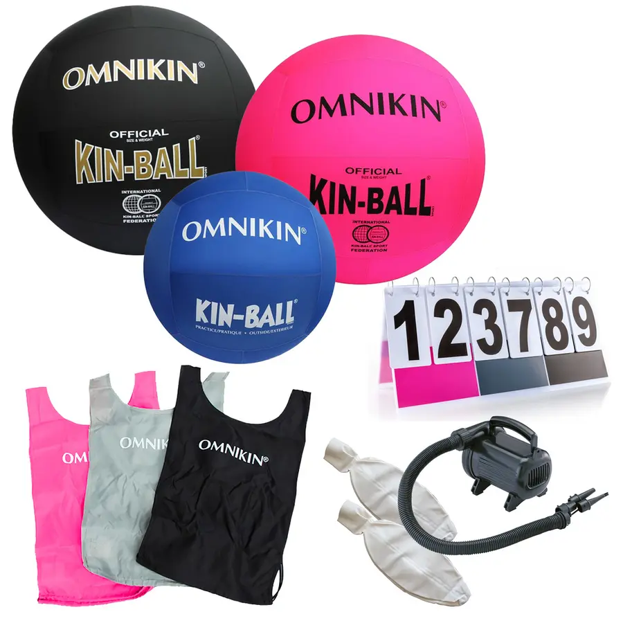 KIN-BALL® introduksjonspakke XL 2 stk 122 cm | 1 utendørs | Tilbehør 