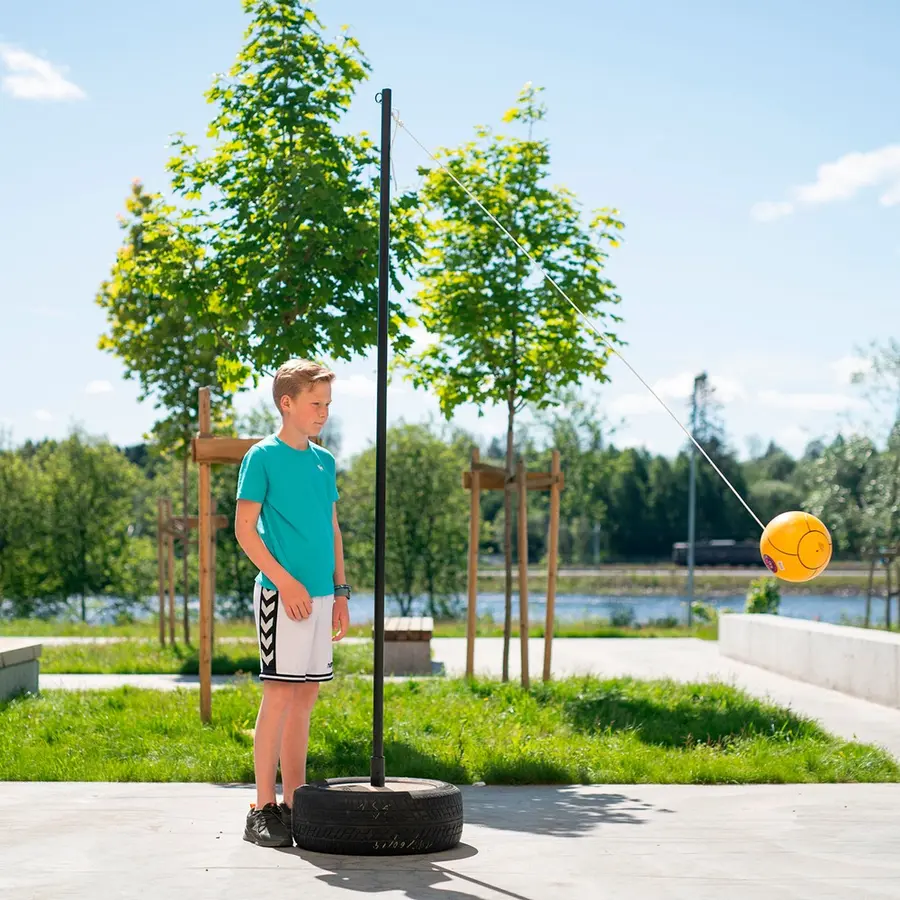 Smashballstativ Stang og sementfot 