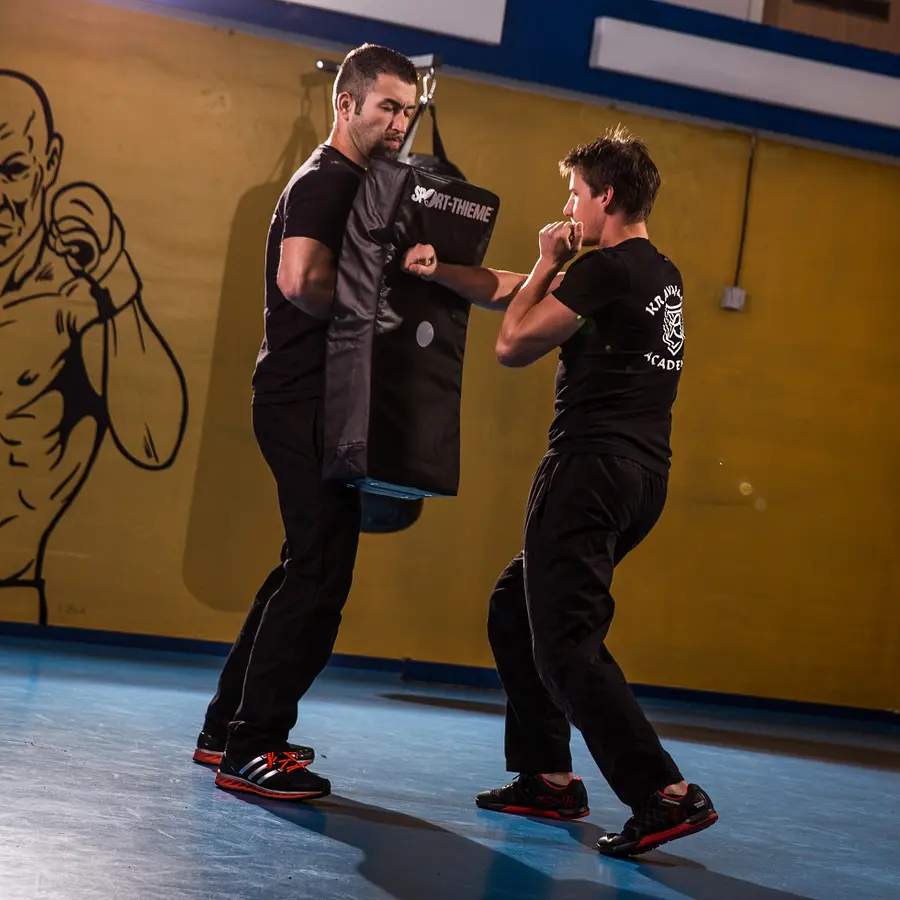 Punch Pad Curve 75x35x15 cm Kurvet slagpute til kampsport 