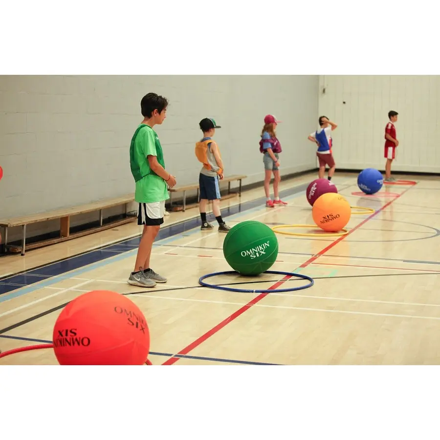Omnikin® SIX Ballpakke | 6 stk. Lette Omnikin baller (46 cm) i 6 farger 