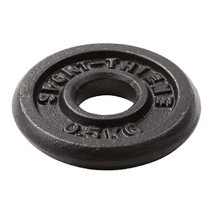 Vektskive jern  0,5 kg Hull: 30 mm 