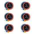 Ogo Sport Disksett - 12 plater 6 baller 6 sett | Ballspill til fritid og skole
