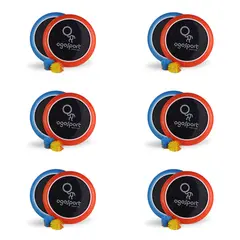 Ogo Sport Disksett - 12 plater 6 baller 6 sett | Ballspill til fritid og skole