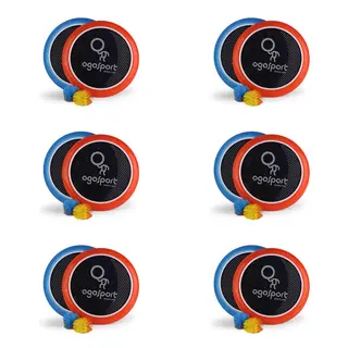 Ogo Sport Disksett - 12 plater 6 baller 6 sett | Ballspill til fritid og skole