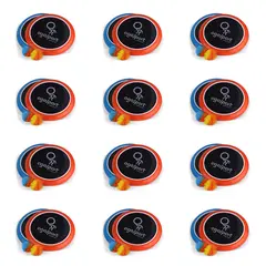 Ogo Sport Disksett - 24 plater 12 baller 12 sett | Ballspill til fritid og skole