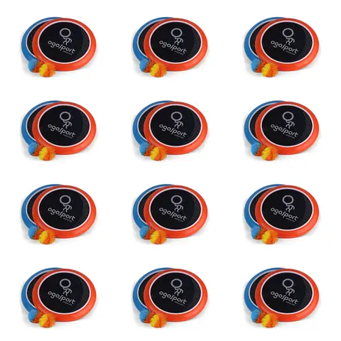 Ogo Sport Disksett - 24 plater 12 baller 12 sett | Ballspill til fritid og skole