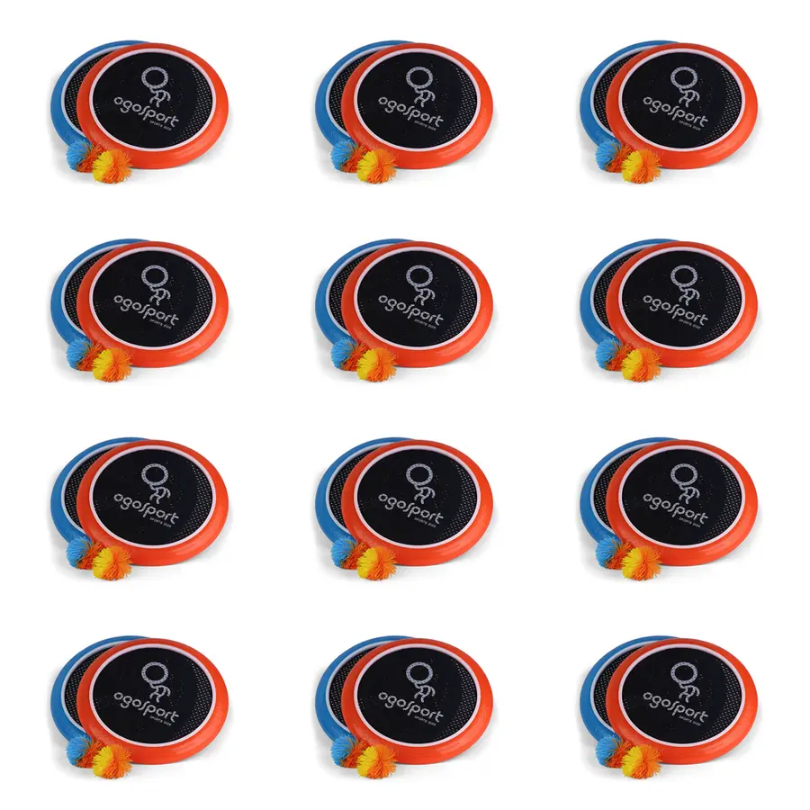 Ogo Sport Disksett - 24 plater 12 baller 12 sett | Ballspill til fritid og skole 