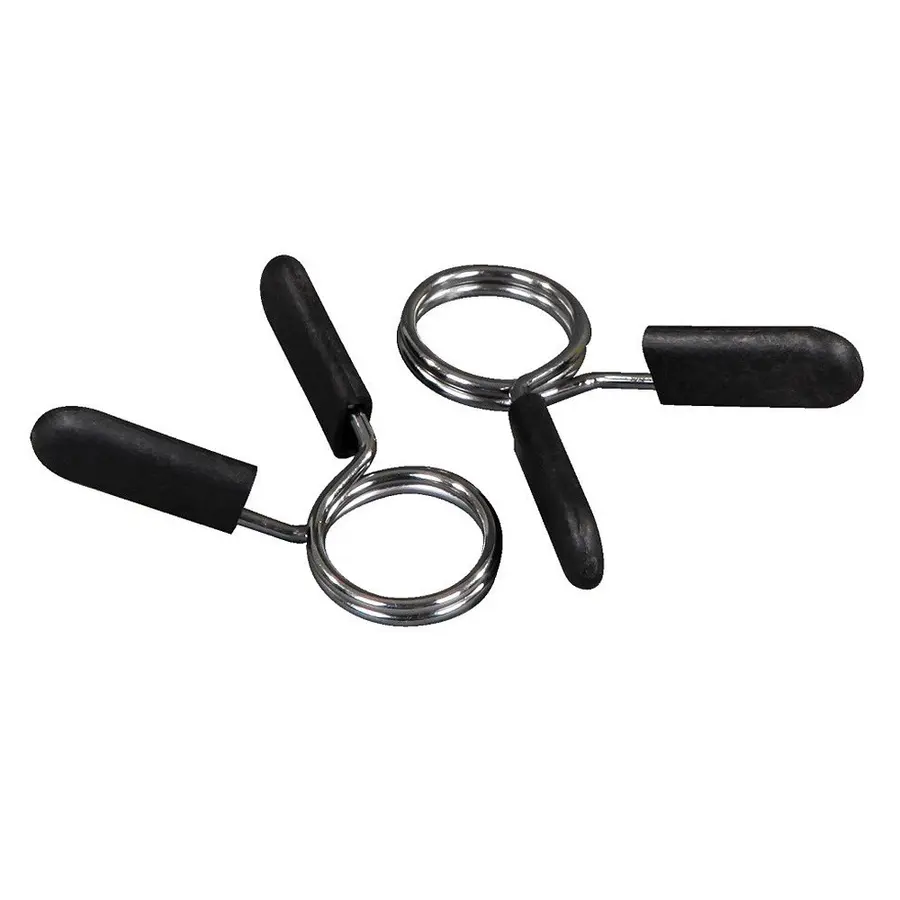 Fjærlås til vektstang | 2 stk 30 mm | Rett grep 