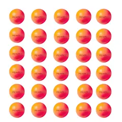 Dragonskin softballpakke 9 cm | 30 stk 30 oransje minitennisballer i skum