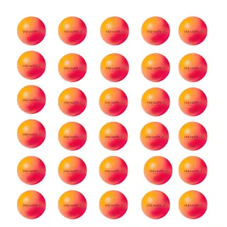 Dragonskin softballpakke 9 cm | 30 stk 30 oransje minitennisballer i skum