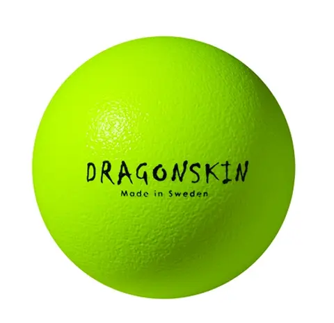 Dragonskin softball 16 cm | Gul 16 cm skumball til lek &amp; kanonball